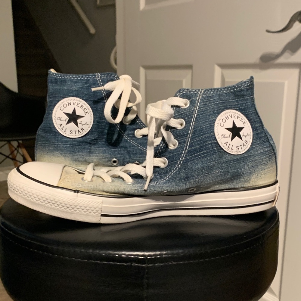Converse Denim Blue Gradient High-Tops